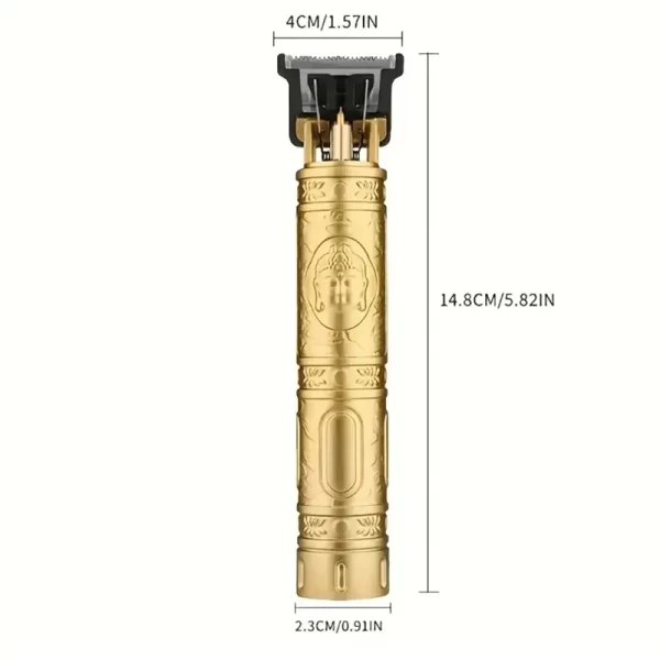 Men's Professional Vintage T9 Carving Hair Clipper Portable USB Rechargeable Shaver Barber Charging Hair Clipper For Hairdresse - Image 2
