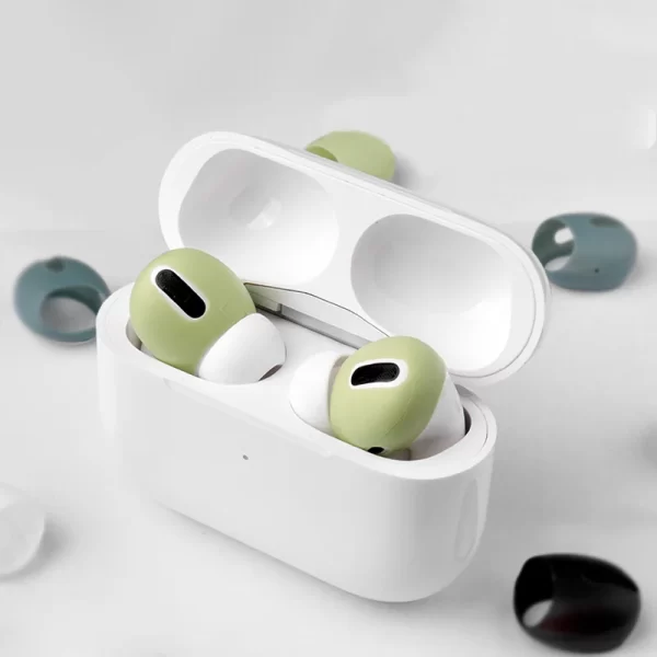 Case Cushions For Airpods Pro Ear Pads Caps Earpads Eartips Cover Wireless Bluetooth Silicone For Iphone Earphones Trig Rain - Image 2